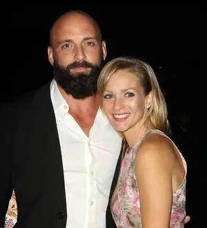 Nathan Andersen and his wife A.J. Cook Photo