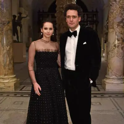 Charles Guard and wife Felicity Jones Photo