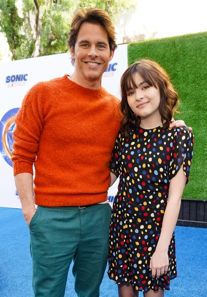 A photo of Mary with her father James Marsden