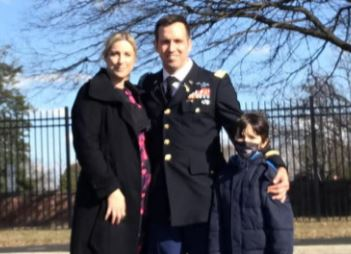 Ryan Harmon, his wife Carol Lee and her son's photo