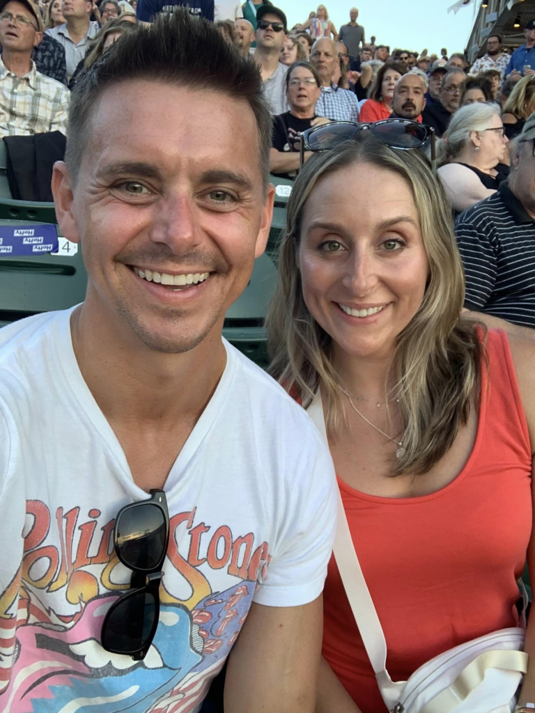 Photo of Bret Buganski with a female friend