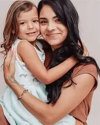 Photo of Arista Ilona with her daughter Aiya Rose Keegan